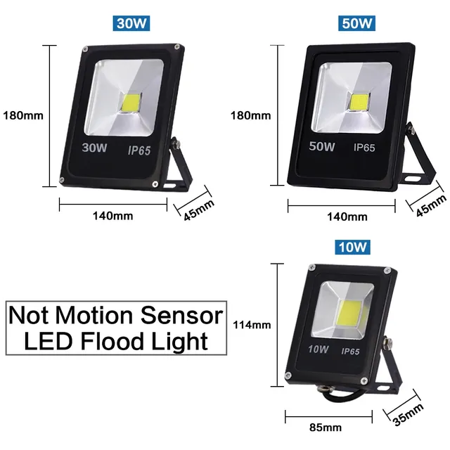 Capteur de mouvement LED projecteur étanche IP65… – vue 2