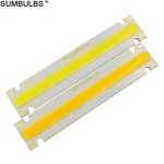 Puce de bande de lampe LED COB, Source de lumière embarquée, Super économie d&rsquo;énergie, Blanc chaud et froid, DC 6-7V, 100x20mm, 5W