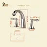 ZGRK robinet de lavabo de salle de bains mélangeur à… – vue 5