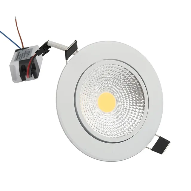 Super lumineux Dimmable Led Downlight COB lampe 3w 5w 7w… – vue 2
