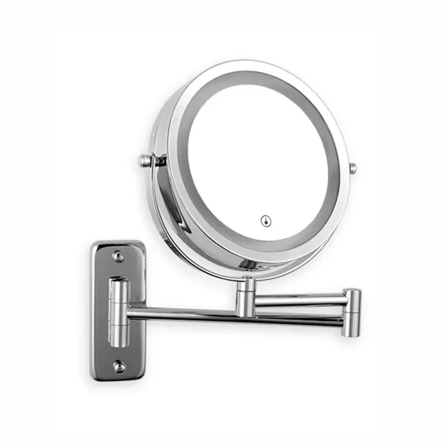 Miroir de salle de bain étendu à bras pliant avec… – vue 6