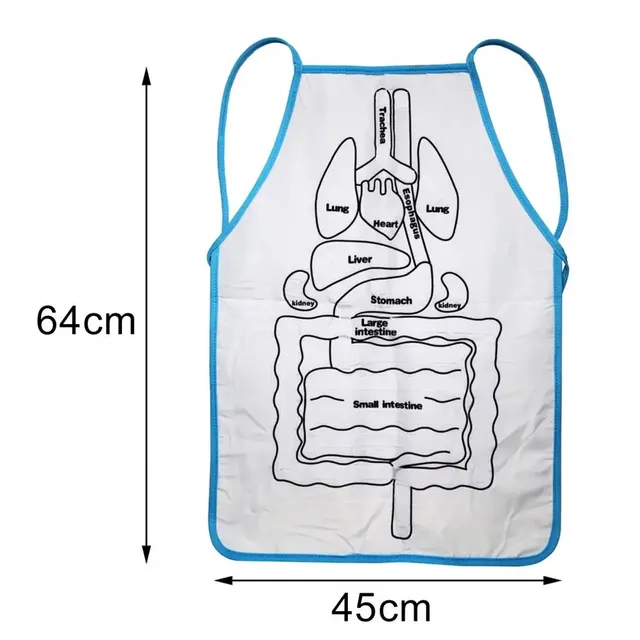 Tablier d'anatomie de cuisine pour hommes et femmes – vue 6