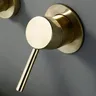 Robinet de lavabo à poignée unique en bronze support de… – vue 4
