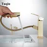 Mitigeur lavabo levier unique monotrou laiton or brossé… – vue 2