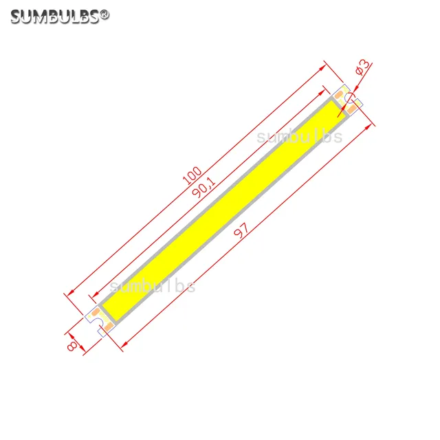 [Sumbulbs] 5W DC 12V LED COB ampoule bande Source de… – vue 5