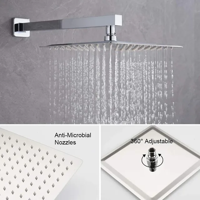 Ensemble de robinets de douche à effet de pluie – vue 3
