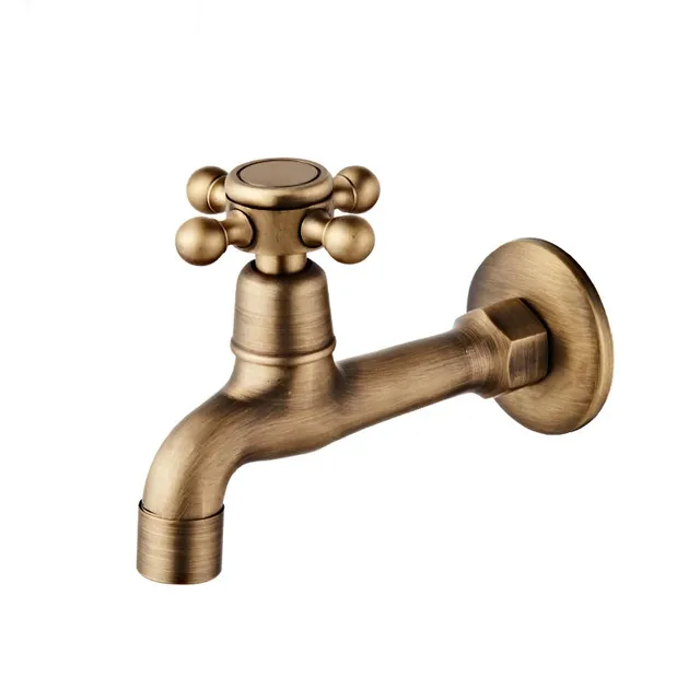 Robinet de lavabo en laiton Antique – vue 7