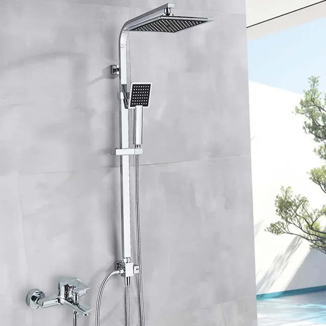 Robinet de douche mural chromé HOF/05 – vue 3