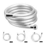 HOOMIN tuyau de douche haute pression plomberie pour accessoires de salle de bain PVC Flexible poche Anti-enroulement GI/2 tuyau universel