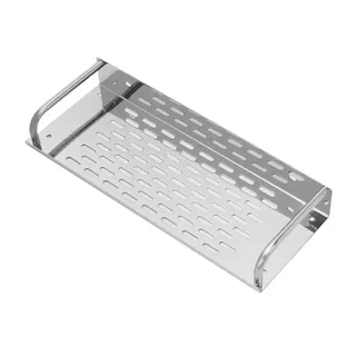 Étagère murale inoxydable acier chromée monocouche perforée drainante…