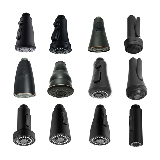 Pommeau extractible pulvérisateur évier cuisine noir mat…