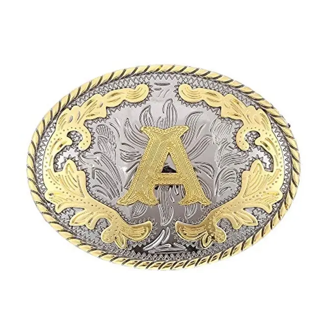Forme narlettre ABCD-Z Western Cirboy boucle de ceinture…