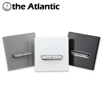 Joli mural avec indicateur LED, interrupteur intermédiaire, interrupteur de retour et de Cristal, interrupteurs en verre noir, blanc, gris