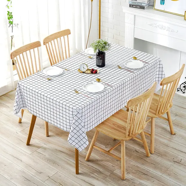 Nappe rectangulaire en plastique PVC optique – vue 3