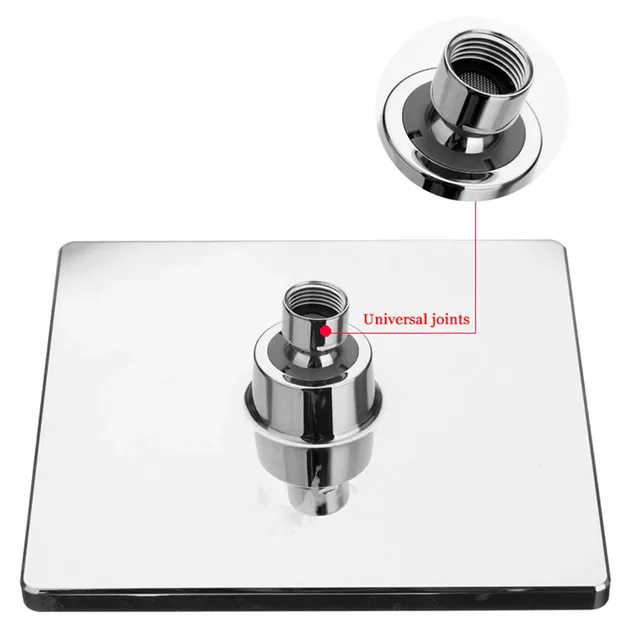 Pommeau de douche carré de 8 pouces – vue 3