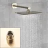 Ensemble de douche de bain à montage mural doré brossé – vue 6