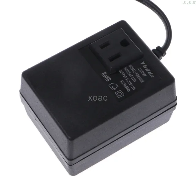 Transformateur abaisseur compact voyage 200W 220V 110V… – vue 3