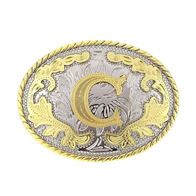 Forme narlettre ABCD-Z Western Cirboy boucle de ceinture… – vue 5