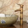 Robinet de lavabo en laiton Antique en forme de bambou… – vue 3