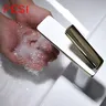Robinet mitigeur de salle de bain moderne noir – vue 6
