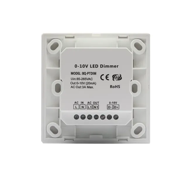 Variateur éclairage mural encastrable carré blanc… – vue 3