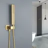 Douche à main en or brossé – vue 4