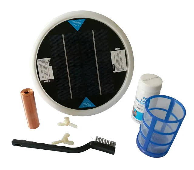 Purificateur de filtre à eau ioniseur solaire pour piscine – vue 3