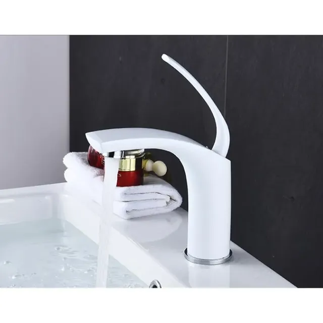 Robinet lavabo mitigeur monocommande montage plan bec… – vue 3
