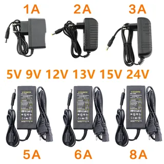 Alimentation 12V DC 12V 5V 6V 8V 9V 10V 13V 14V 15V 24V 1A 2A 3A 5A 6A…