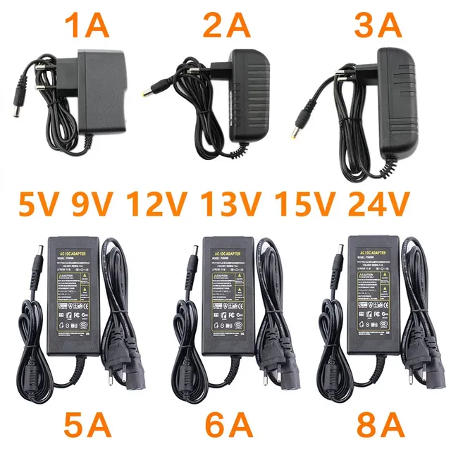 Alimentation 12V DC 12V 5V 6V 8V 9V 10V 13V 14V 15V 24V…