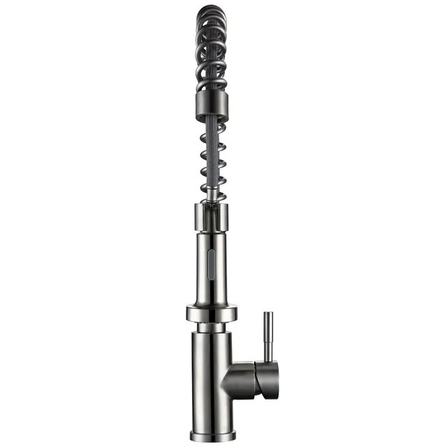 Robinet d'évier de centre commercial en acier inoxydable… – vue 3