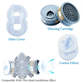 Couvercle de filtre pré-filtre en coton