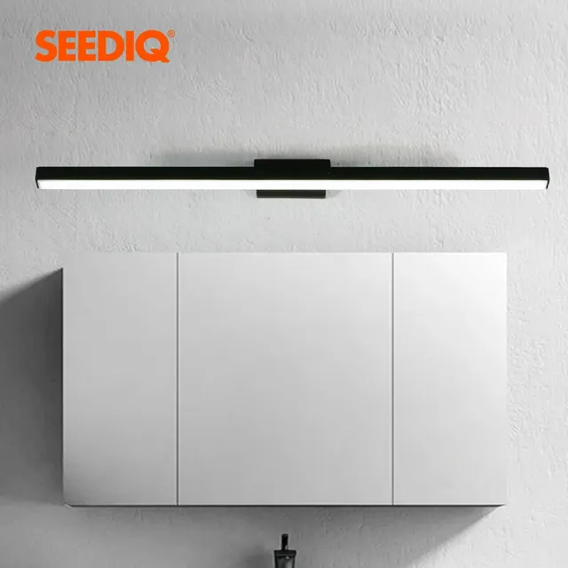 Led Miroir lumière Pour salle de bains Blanc Noir Led… – vue 5