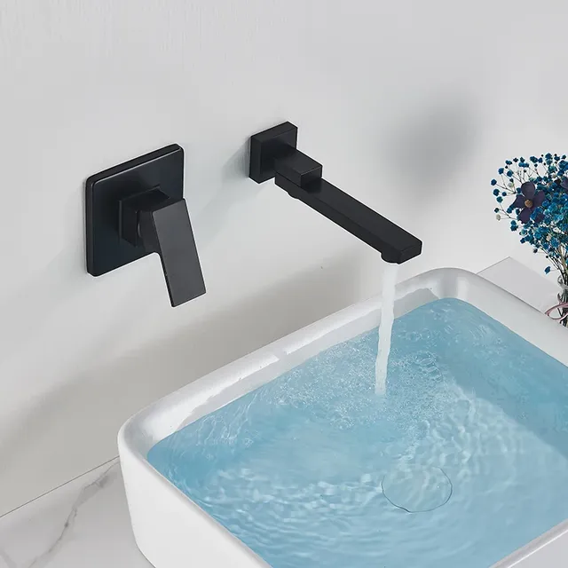 Robinet de lavabo à levier unique chromé – vue 5