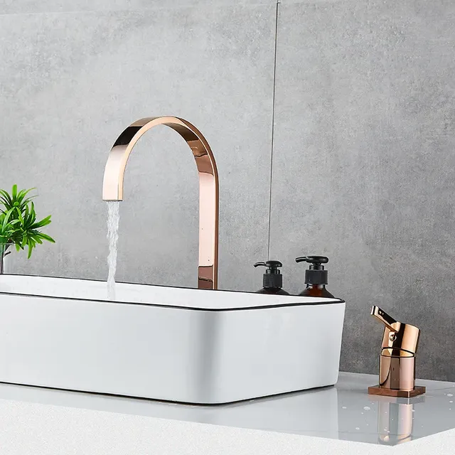 Robinet de lavabo salle de bains tuyau super long deux… – vue 6