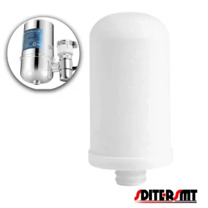 Filtre à charbon de cartouche d&rsquo;eau de robinet de robinet pour l&rsquo;élimination des accessoires de cuisine, des bactéries de rouille