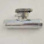 Nouveau 38 MM aluminium poli en ligne radiateur tuyau remplissage col capuchon 1-1/2&Prime;