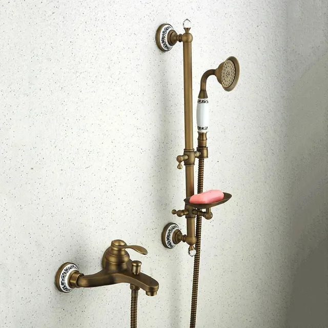 Robinet mitigeur de baignoire en Bronze Antique – vue 3