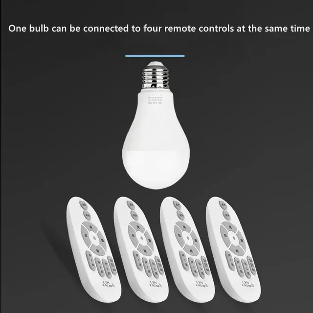 Ampoule LED intelligente E27 6W 9W 12W RF 2.4G – vue 4