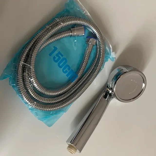 Douchette main ronde chromée ergonomique tête perforée…