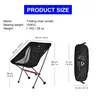 Widesea Camping pêche Chaise pliante touristique plage… – vue 2