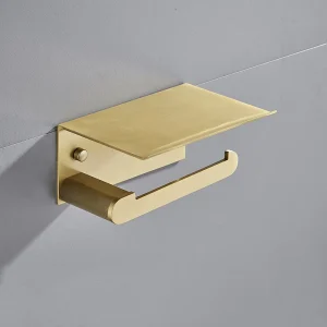 Salle de bain toilette porte-papier support pour téléphone support mural WC Rolhouder porte-papier avec étagère porte-serviettes boîtes à mouchoirs