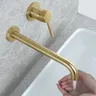 Robinet de luxe en or brossé – vue 4