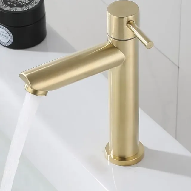 SUS304 robinet froid unique robinet de lavabo en or… – vue 2