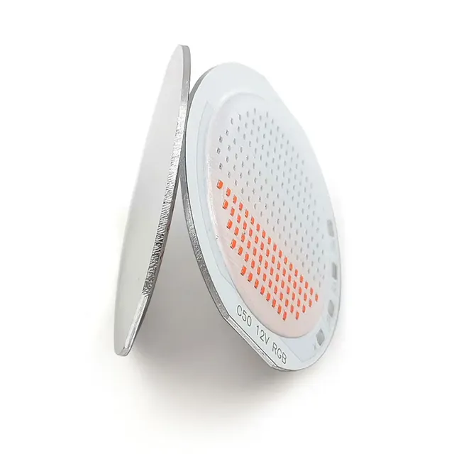 Puce LED COB ronde à bord – vue 2
