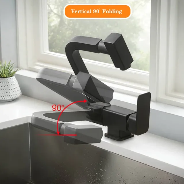 Robinet rotatif de cuisine pliant – vue 4