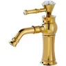 Robinet de lavabo en laiton finition dorée froide et… – vue 7