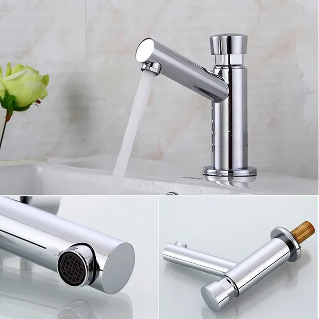 Robinet poussoir temporisé fermeture automatique eau… – vue 5