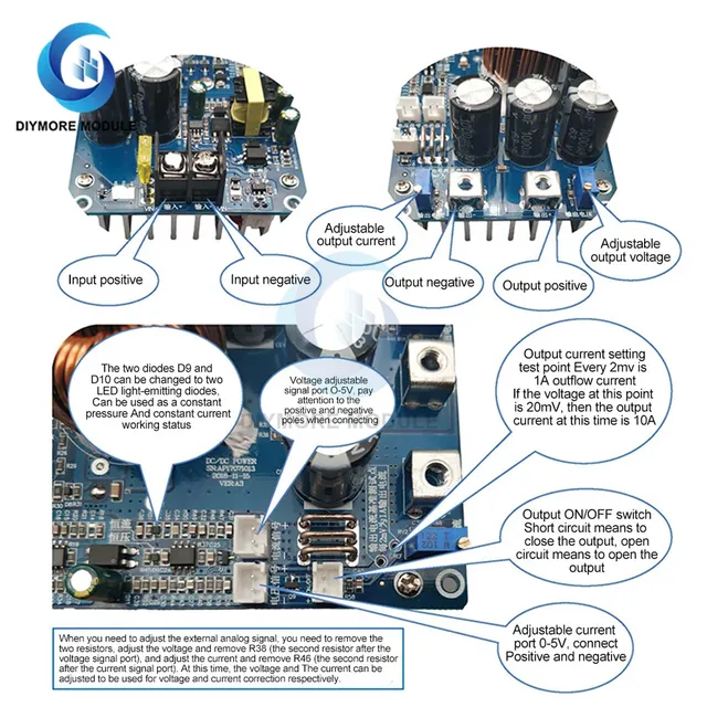 Alimentation abati eur CC haute puissance 800W sortie… – vue 4