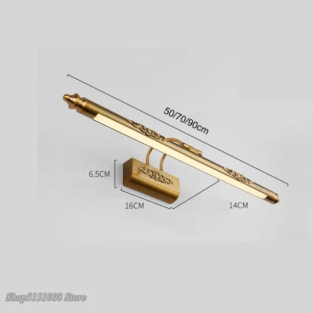 Étanche rétro salle de bain miroir lampe armoire vanité… – vue 3